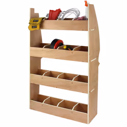 CitroÃ«n Berlingo II SWB Van Storage Shelving Plywood Racking Tool Shelves Ply Rack