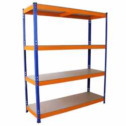 5 Garage Warehouse S-Rax Steel 5 Tier 150cm Racking Shelving Storage Units