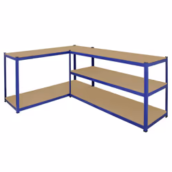 3 Bay Garage Storage Shed Shelving Metal Unit 5Tier 160cm Wide x 60cm Deep T-RAX - Additional view 5