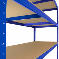 3 Bay Garage Storage Shed Shelving Metal Unit 5Tier 160cm Wide x 60cm Deep T-RAX - Additional view 6