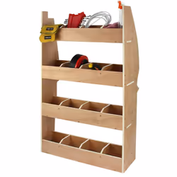 Nissan Primastar Plywood Van Rack Racking Unit Tool Storage Shelving Toolbox
