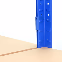2 x Blue Racking Unit 5 Tier Garage Storage Warehouse Shelving 75 x 150 x 30cm - Additional view 8