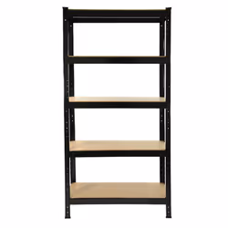 2 Racking Storage Shelving Heavy Duty Garage 5 Tier 75cm Steel Shelves Warehouse
