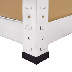 6 Silver Racking Units 5 Tier Garage Storage Warehouse Shelving 90 x 30 x 180cm - Additional view 8