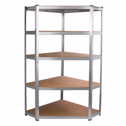 Heavy Duty Metal Corner Racking Garage Shelving 5 Tier Galwix Galvanised Steel