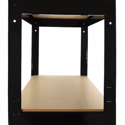5 x Black Racking Unit 5 Tier Garage Storage Warehouse Shelving 75 x 150 x 30cm - Additional view 5