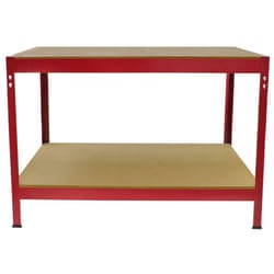 Work Bench Garage Table Metal Storage Shelving DIY Tools Heavy Duty Workbenches