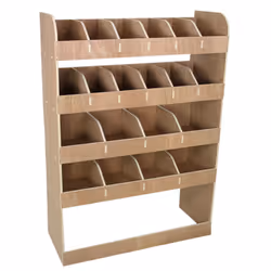 Vauxhall Vivaro SWB Plywood Van Racking Storage Unit Shelving / FREE Brackets