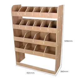 Monster Racking 25473 utility shelf/rack Wood Natural wood - Additional view 6