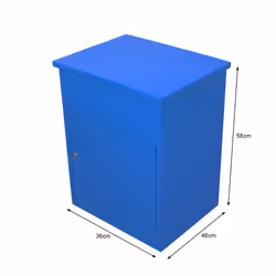 Parcel Drop Box Delivery Post Box Medium Lockable - Green - Additional view 4