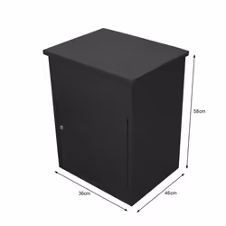 Parcel Drop Box Delivery Post Box Medium Lockable - Green - Additional view 6