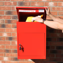 Parcel Drop Box Delivery Post Box Medium Lockable - Green - Additional view 8