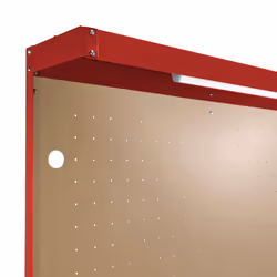 Workbench Pegboard Drawer LED Light Tool Garage - Red - Additional view 7