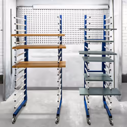 Combi Spray Drying Rack Trolley x 2 & Joining Kit Mobile Dry Storage - Additional view 5