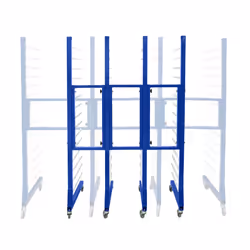 Combi Spray Drying Rack Trolley x 2 & Joining Kit Mobile Dry Storage - Additional view 6