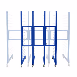 Combi Spray Drying Rack Trolley x 3 & Joining Kit Mobile Dry Storage - Additional view 6