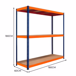 Warehouse Racking S-Rax Shelving Heavy Duty Garage - 3 - Additional view 5