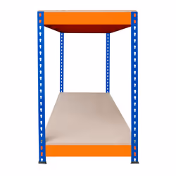 S-Rax 2 Tier Orange & Blue Workbenches - S-Rax 2 Tier Orange & Blue Workbench 150cm x 60cm x 90cm - Additional view 7