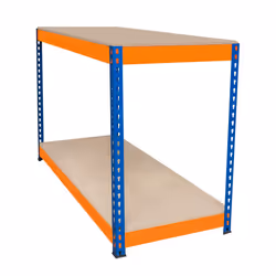 S-Rax 2 Tier Orange & Blue Workbenches - S-Rax 2 Tier Orange & Blue Workbench 150cm x 60cm x 90cm - Additional view 8