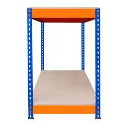 S-Rax 2 Tier Orange & Blue Workbenches - S-Rax 2 Tier Orange & Blue Workbench 120cm x 60cm x 90cm - Additional view 7