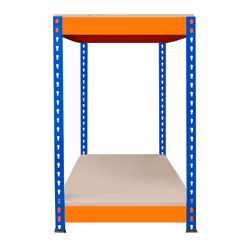 S-Rax 2 Tier Orange & Blue Workbenches - S-Rax 2 Tier Orange & Blue Workbench 90cm x 60cm x 90cm - Additional view 7