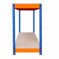S-Rax 2 Tier Orange & Blue Workbenches - S-Rax 2 Tier Orange & Blue Workbench 120cm x 45cm x 90cm - Additional view 7