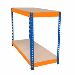 S-Rax 2 Tier Orange & Blue Workbenches - S-Rax 2 Tier Orange & Blue Workbench 120cm x 45cm x 90cm - Additional view 8