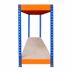 S-Rax 2 Tier Orange & Blue Workbenches - S-Rax 2 Tier Orange & Blue Workbench 180cm x 45cm x 90cm - Additional view 7