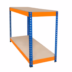 S-Rax 2 Tier Orange & Blue Workbenches - S-Rax 2 Tier Orange & Blue Workbench 150cm x 45cm x 90cm - Additional view 8