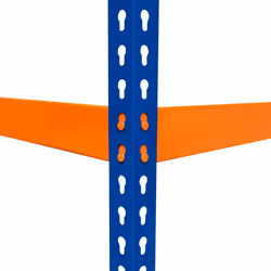 S-Rax 2 Tier Orange & Blue Workbenches - S-Rax 2 Tier Orange & Blue Workbench Additional Shelf 120cm x 60cm