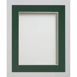 Frame Company Allington, Single picture frame, Foil, Glass, MDF, Green, White, Table, Wall, 15.2 x 10.2 cm, Rectangular