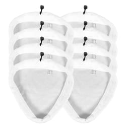 Universal Microfibre Cloth Cover Pads for Steam Cleaner Mop (Pack of 8)
