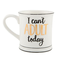 Metallic Monochrome I Can't Adult Today Mug :ÃÂ KD061