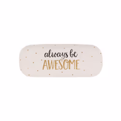 Sass & Belle Metallic Monochrome Awesome Glasses Case