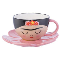 Sass & Belle Frida Kahlo Cup & Flower Saucer Gift Set