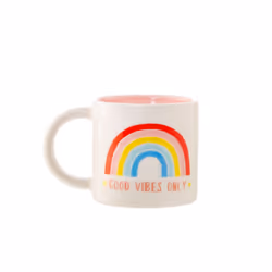 Sass & Belle Chasing Rainbows Good Vibes Only Mug