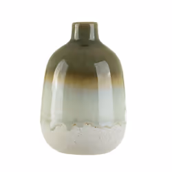 Sass & Belle Mojave Glaze Green Vase Home Accessory Flower Pot