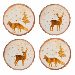 Sass & Belle Woodland Animals Log Slice Coasters Ã¢ÃÃ Set of 4