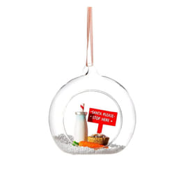 Christmas Tree Decoration Santa Stop Here Hanging Bauble Sass&Belle