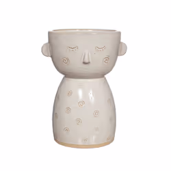 Sass & Belle Simple Face Glazed Vase