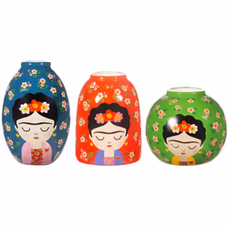 Sass & Belle Floral Frida Vases - Set Of 3