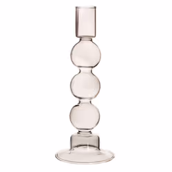 Sass & Belle Home Decor Modern Bubble Grey Glass Candle Holder