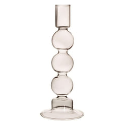 Sass & Belle Home Decor Modern Bubble Grey Glass Candle Holder