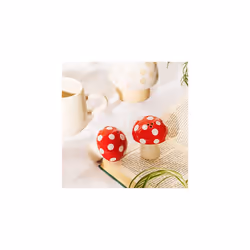 Red Mushroom Salt and Pepper Set