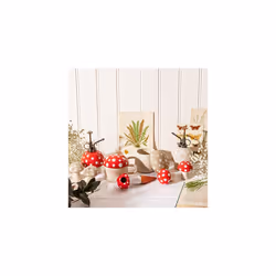 Red Mushroom Salt and Pepper Set