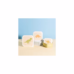 Desert Dino Lunch Boxes - Set of 3