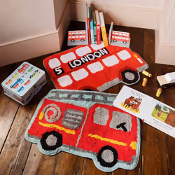Sass & Belle Fire Engine Rug