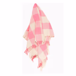 Gingham Blanket Throw Pink Decor Large Sofa Throws Bed Blankets Picnic Travel
