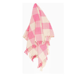Gingham Blanket Throw Pink Decor Large Sofa Throws Bed Blankets Picnic Travel