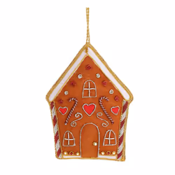 Christmas Tree Decoration Festive Gingerbread House Zari Sass & Belle